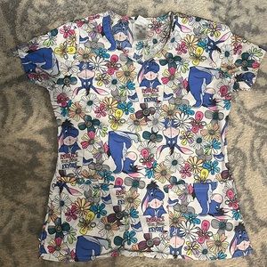 Disney Eeyore Scrub Top